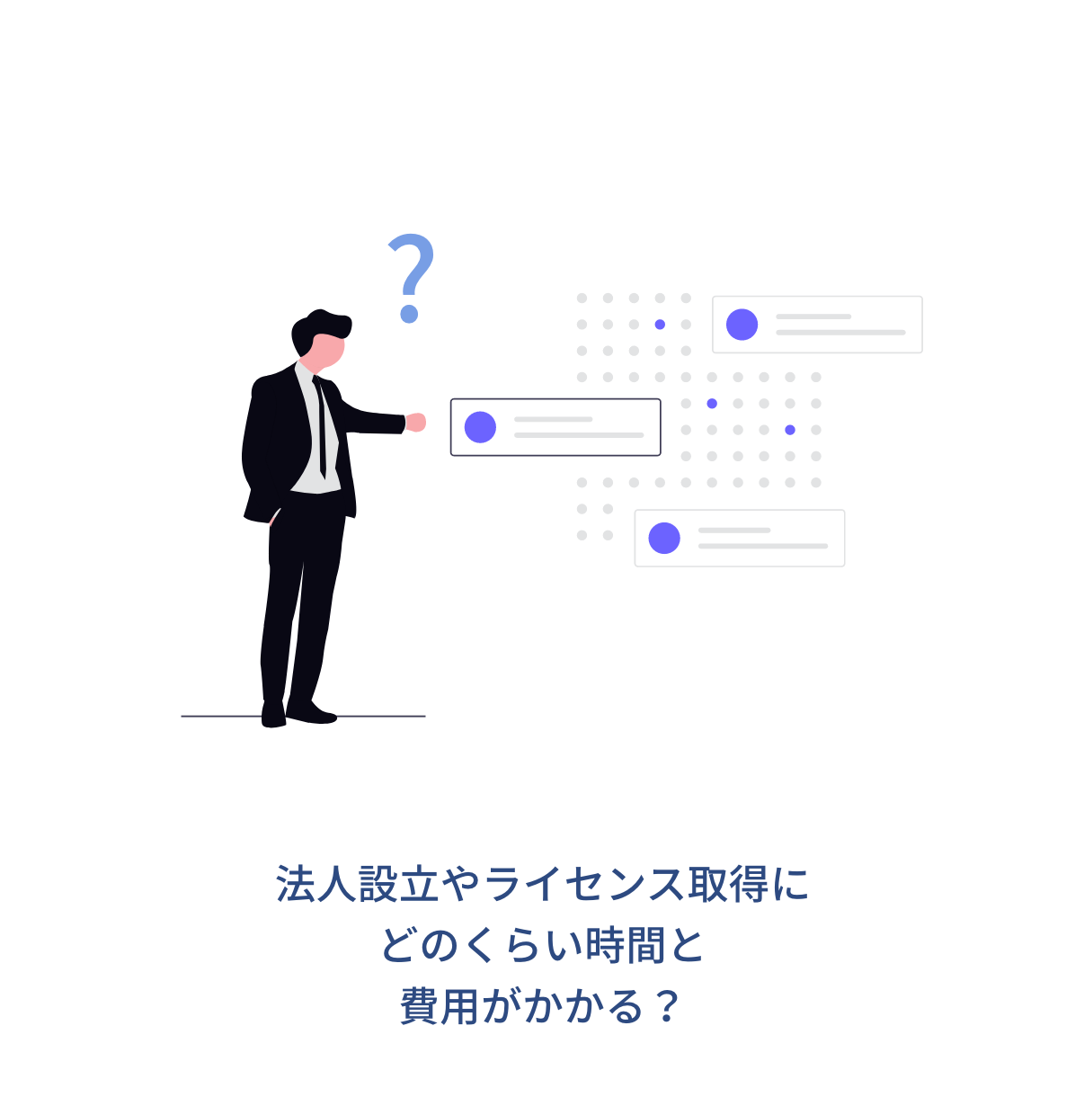 法人設立やライセンス取得にどのくらい時間と費用がかかる?
