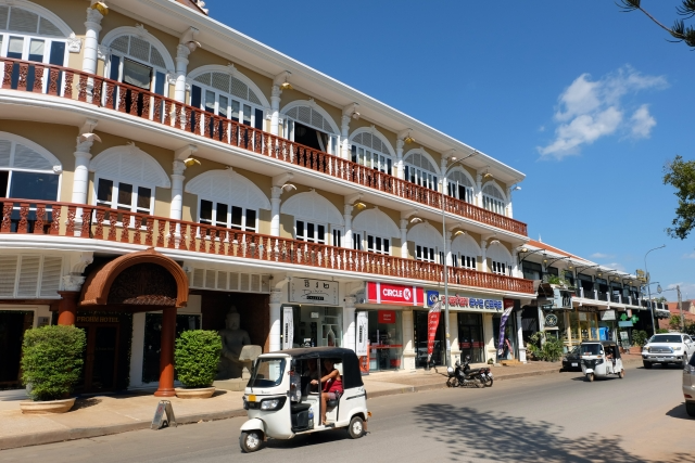 カンボジア町並み